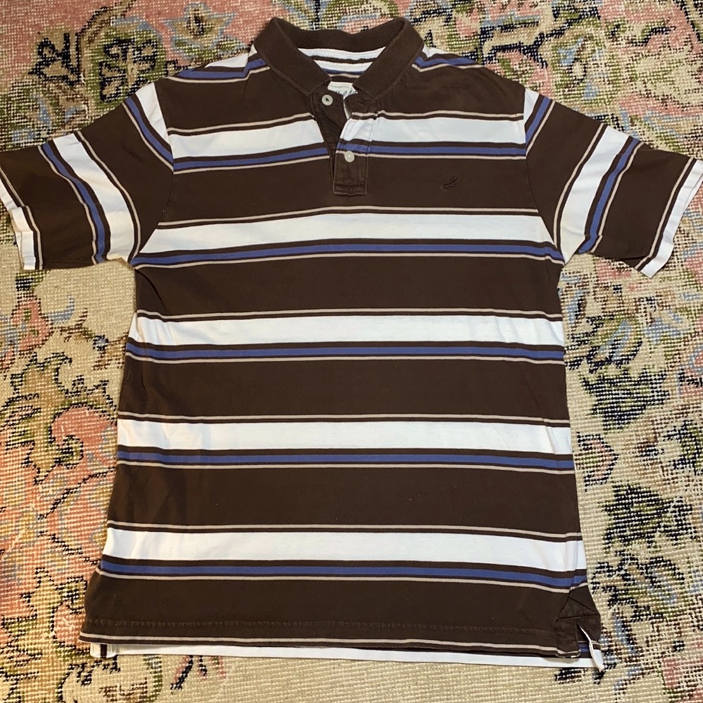 Mens Urban Pipeline Vintage Striped S/S Polo! Flawless! EUC! Med - Picture 3 of 12